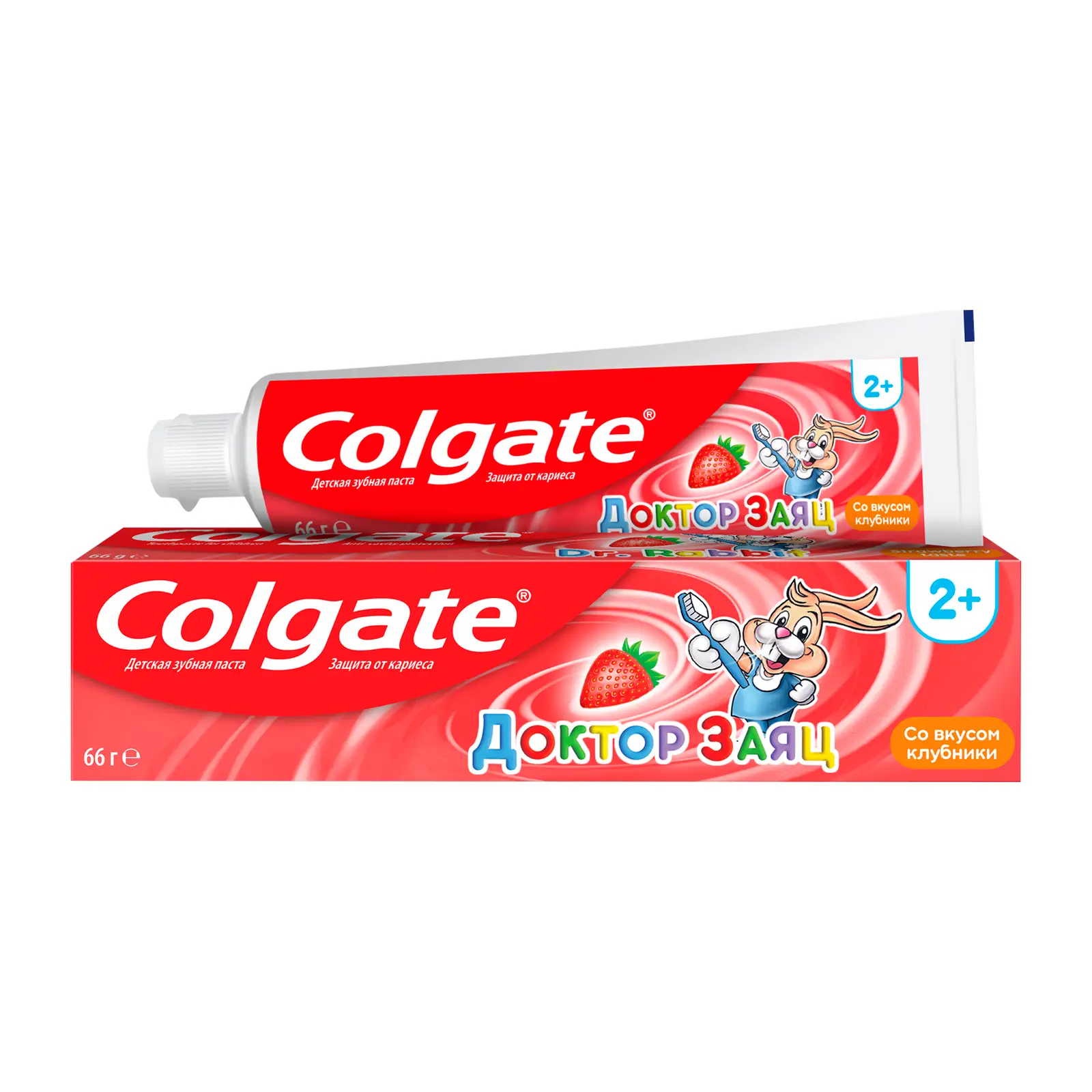 Зубная паста Colgate Доктор Заяц детская 50мл — в каталоге на сайте сети  Магнит | Краснодар