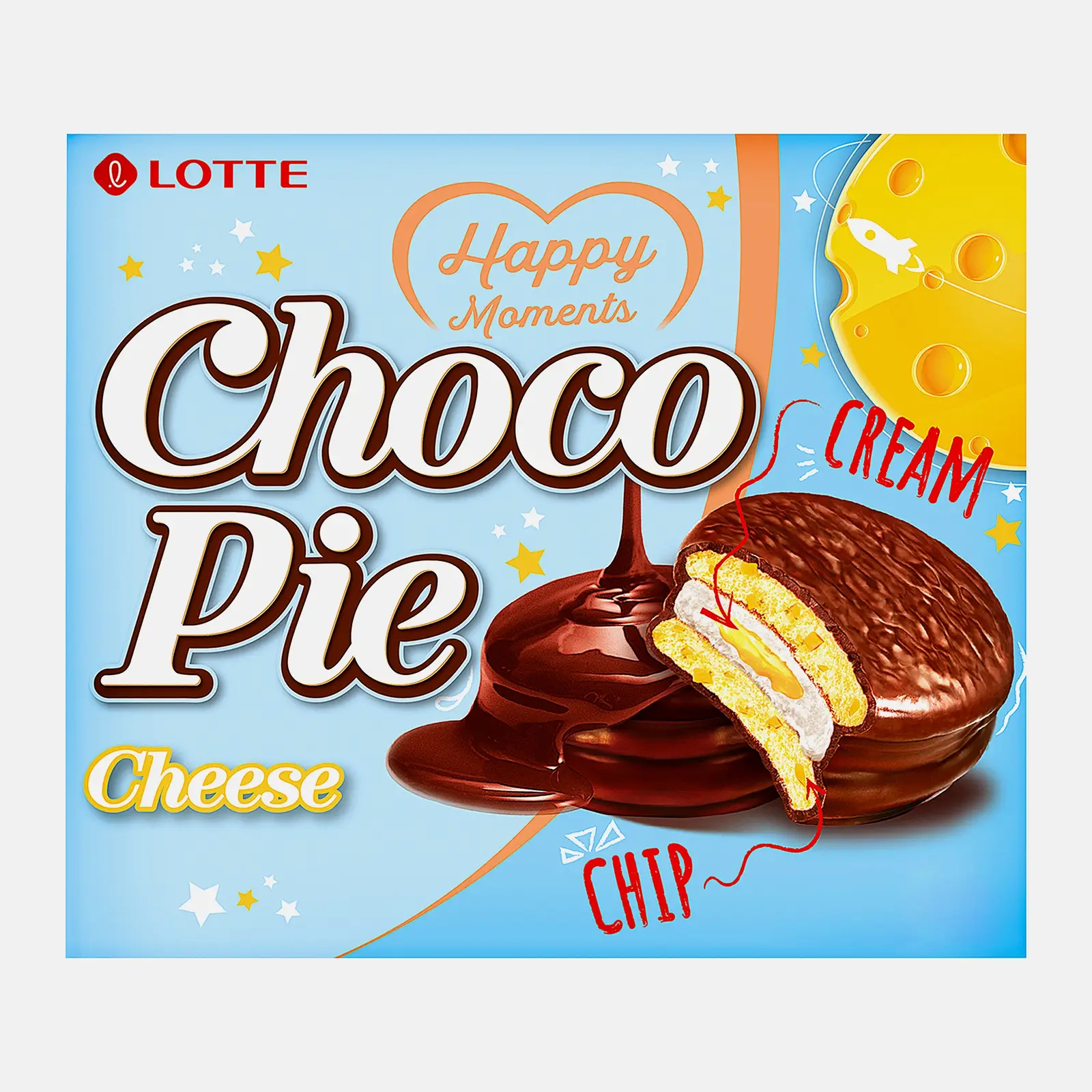 Печенье со вкусом сыра Choco Pie 336г Печенье со вкусом сыра Choco Pie 336г