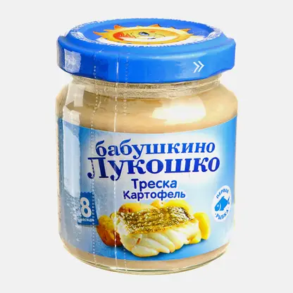 Пюре из трески с картофелем Бабушкино Лукошко 100г