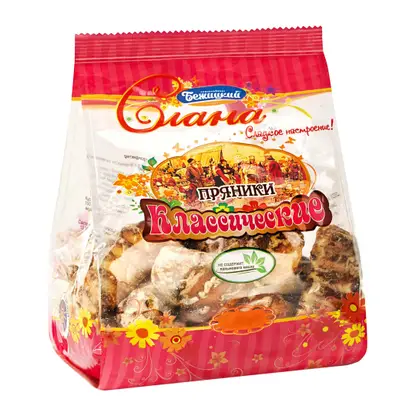 Изображение товара Классические глазированные пряники Слана 480г мягкие ароматные
