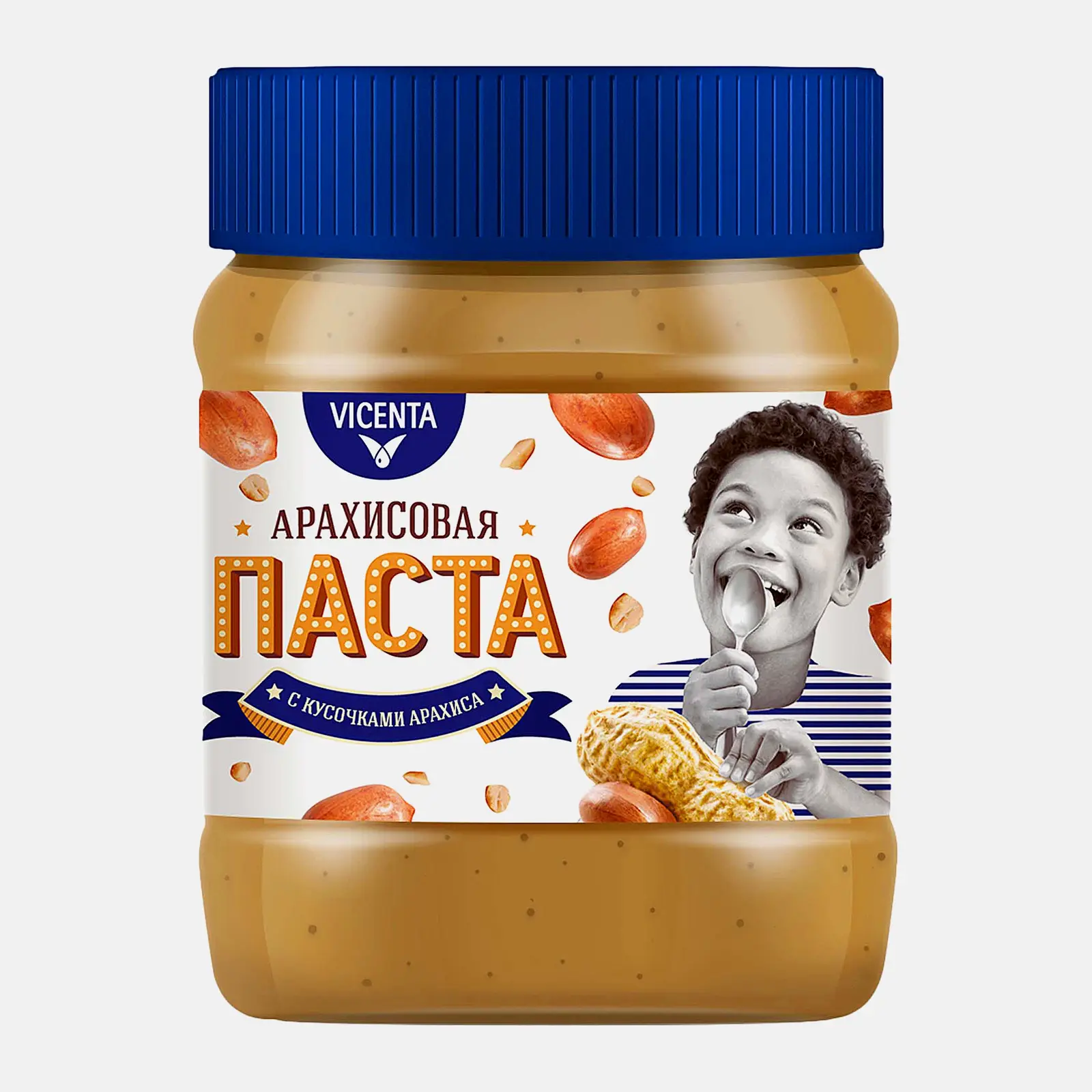 Арахисовая паста Vicenta с кусочками арахиса 250г