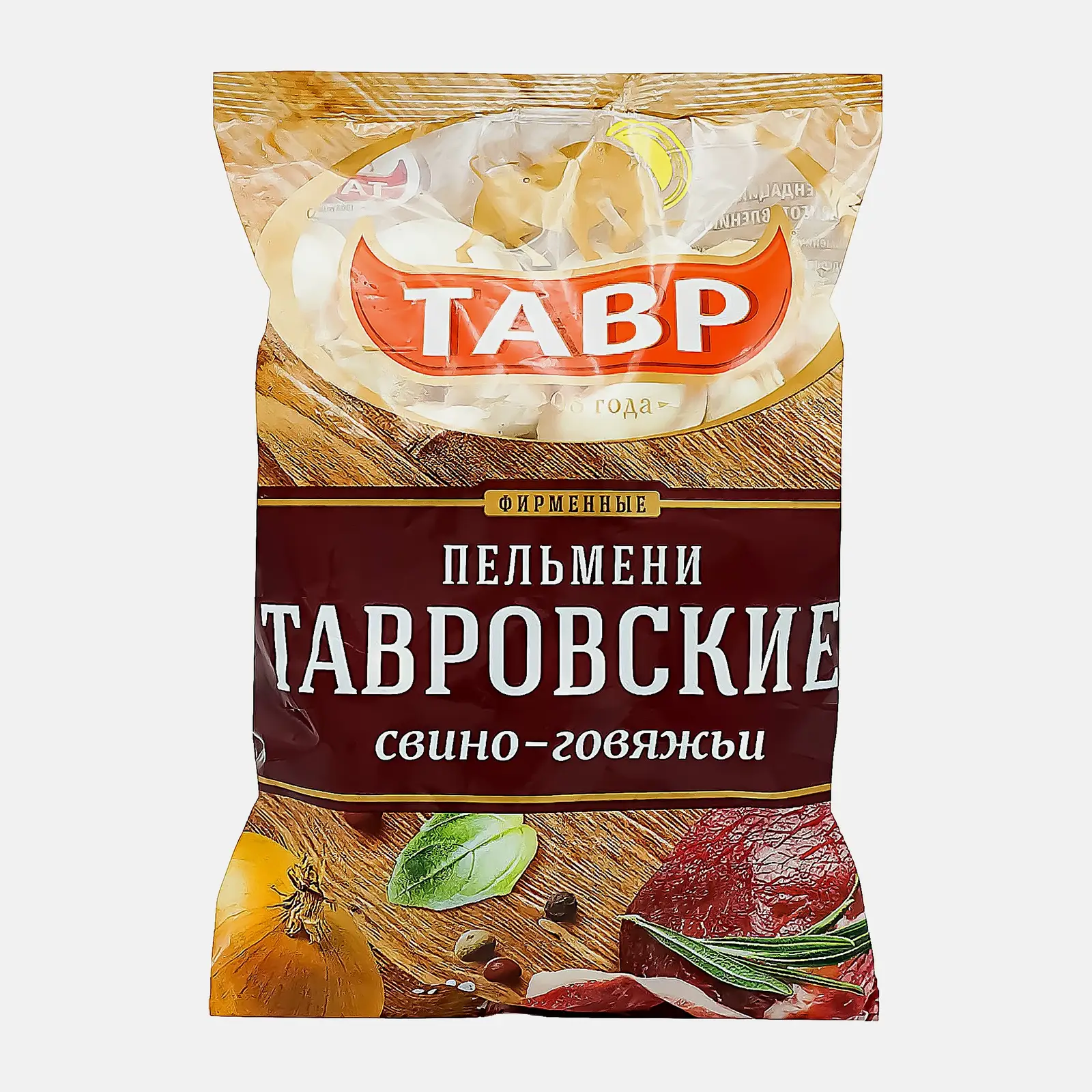 Пельмени Тавр Тавровские фирменные свино-говяжьи 1кг - фото 2