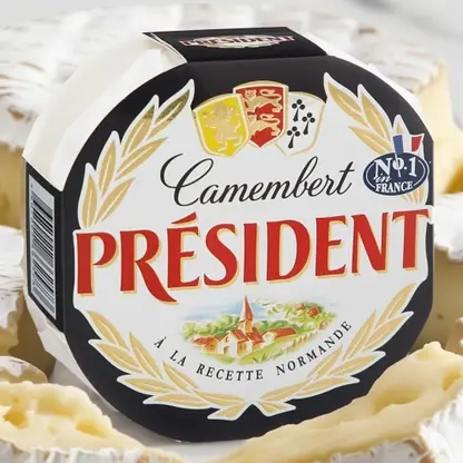 Изображение товара Сыр President Камамбер с белой плесенью 45% 125г