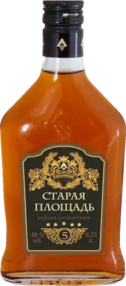 Изображение товара Коньяк Старая площадь 5 лет 40% 250мл