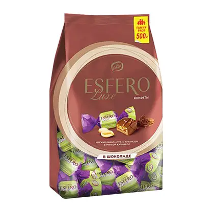 Изображение товара Конфеты мягкая какао-нуга арахис Esfero 500г