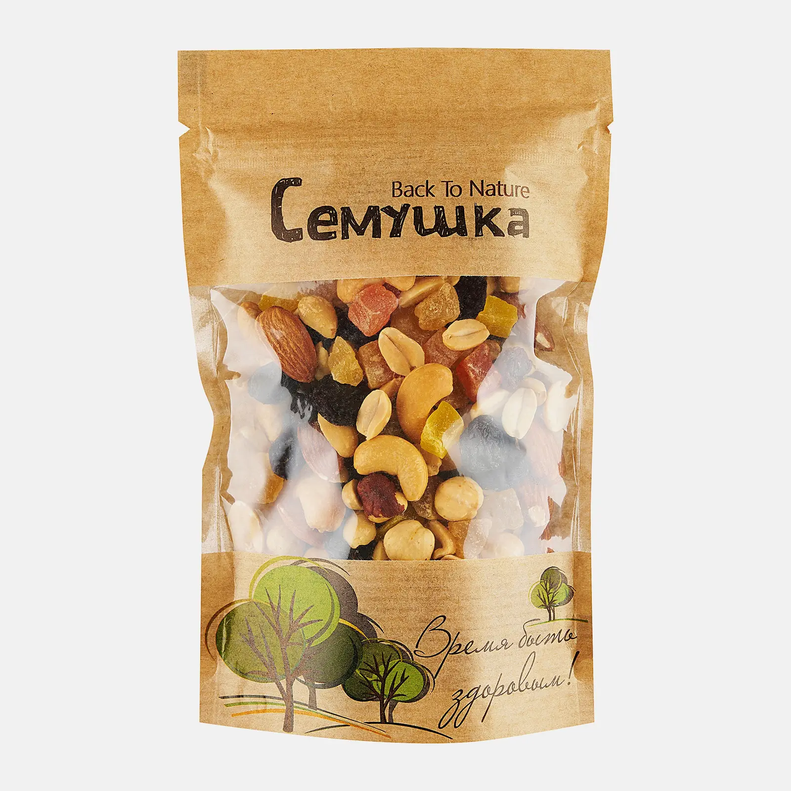 Изображение товара Смесь ореховая Семушка с цукатами сладкая 150г