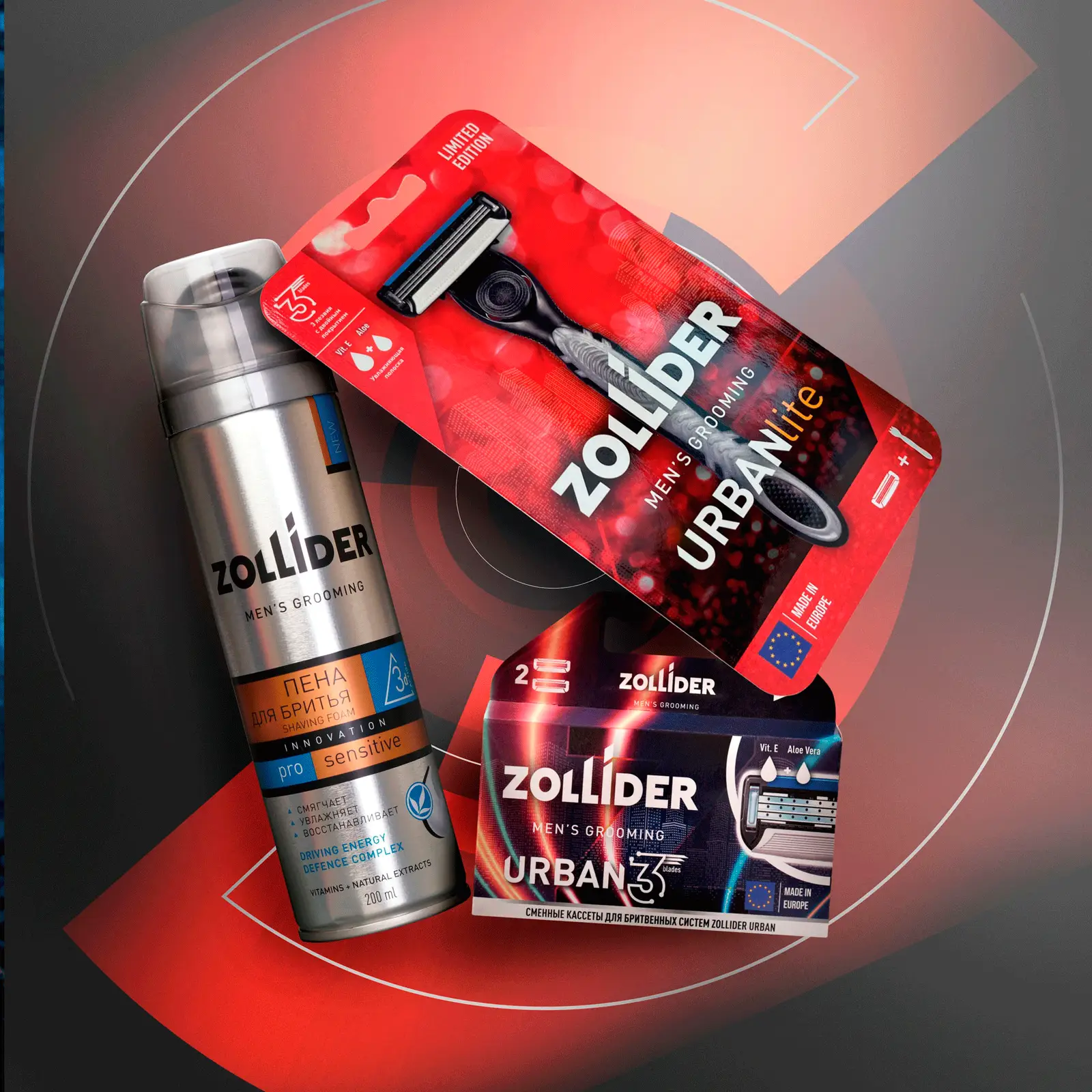 Станок Zollider Urban Lite 3 лезвия с 1 кассетой