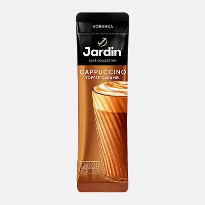 Растворимый кофе 3в1 Jardin Cappuccino Toffee Caramel 18г