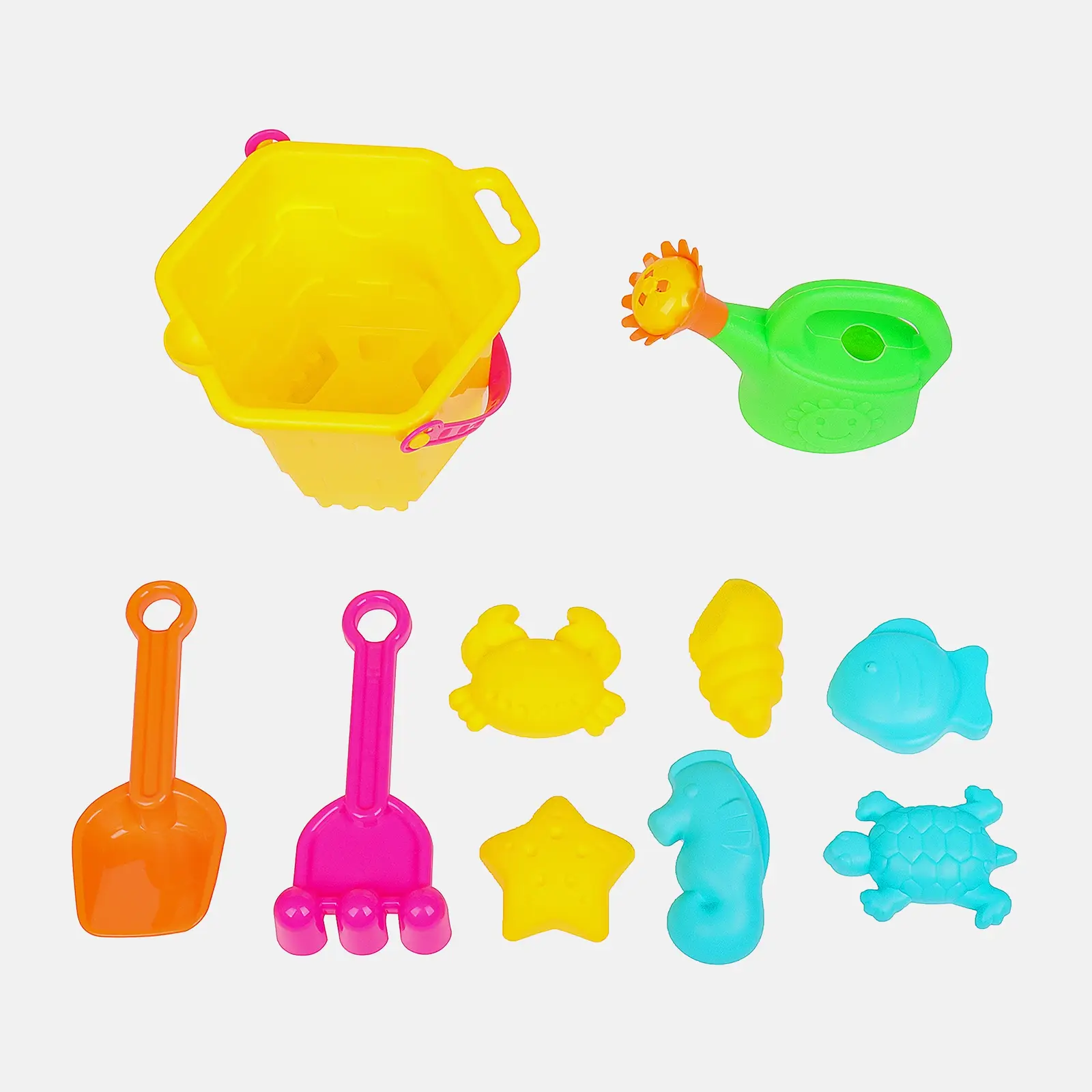 Игровой набор для песка с лейкой и ведром YB357775 10 предметов