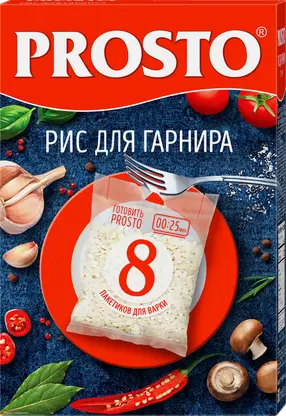 Рис Prosto среднезерный для гарнира 500г