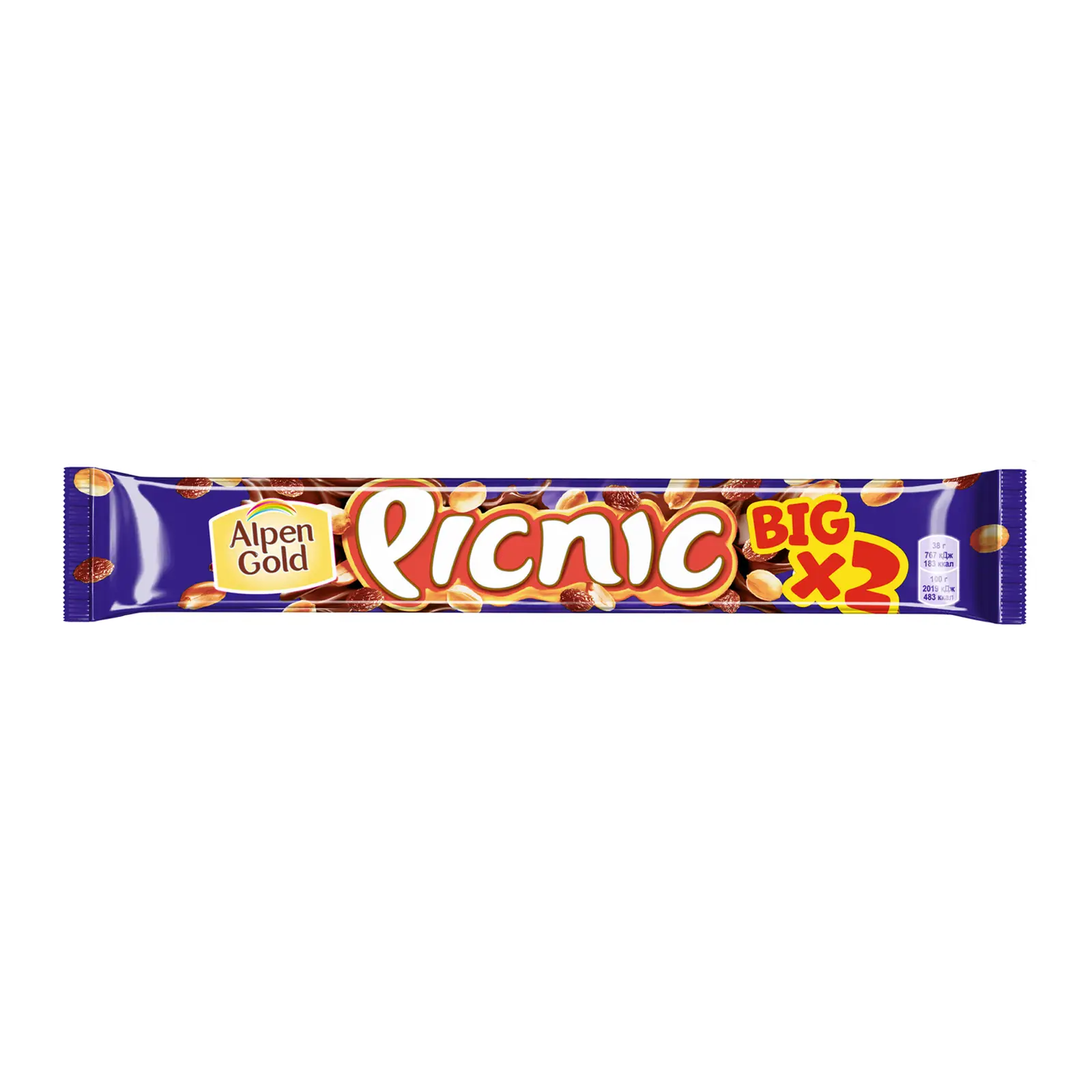 Изображение товара Шоколадный батончик Picnic Big 76г