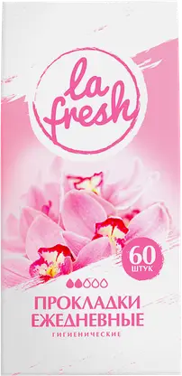 Прокладки La Fresh ежедневные гигиенические женские 60шт