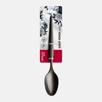 Набор ложек столовых Estetique Black Apollo 2шт