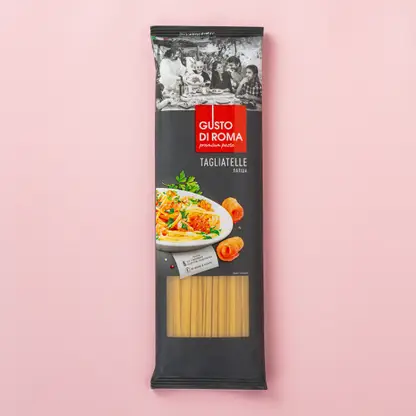 Изображение товара Макароны Gusto Di Roma Tagliatelle из твердой пшеницы 450 г