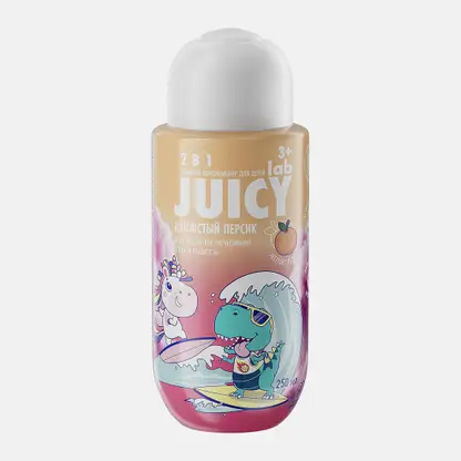 Шампунь-кондиционер для детей Juicy Lab Душистый персик 2в1 250мл