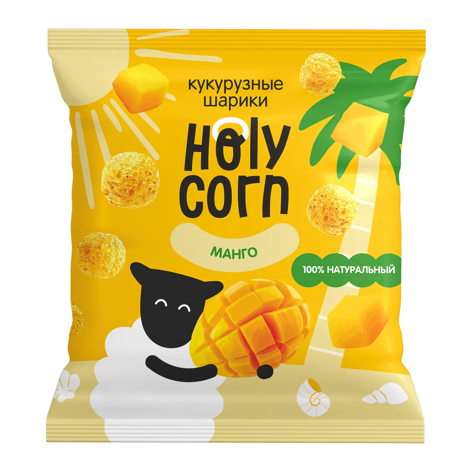 Изображение товара Кукурузные шарики со вкусом Манго Holy Corn 30г