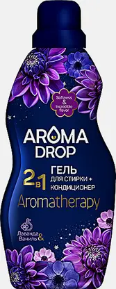 Гель для стирки и кондиционер Aroma Drop Лаванда и ваниль 1л