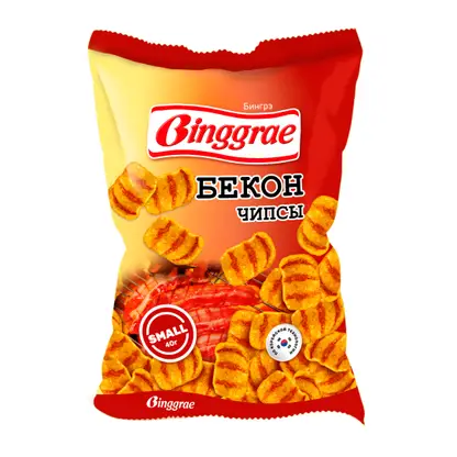 Изображение товара Чипсы со вкусом Бекон Binggrae 40г