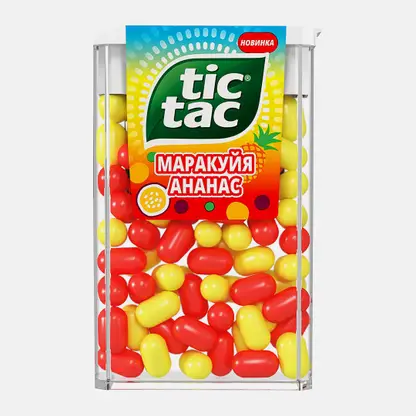 Драже со вкусом маракуйи и ананаса Tic Tac 49г