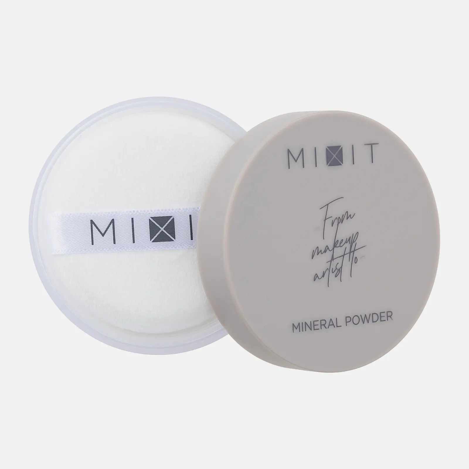 Фиксирующая пудра для лица минеральная Mixit Make Up