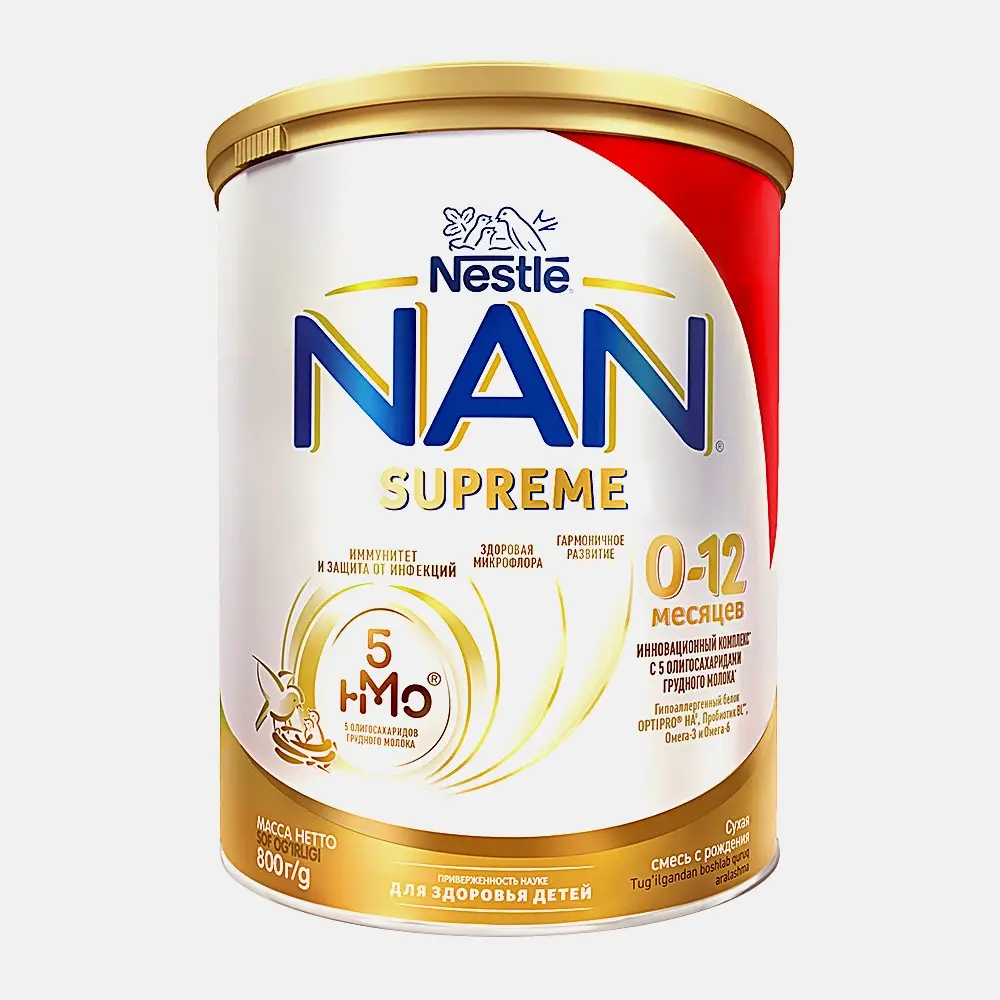 Молочная смесь NAN Supreme с рождения 800г