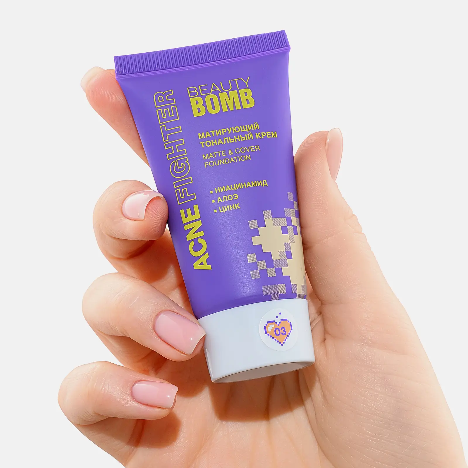 Тональный крем для лица Acne Fighter Shade тон 03 Beauty Bomb - фото 2