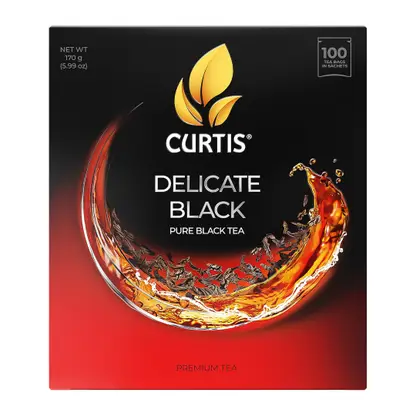 Изображение товара Чай черный Curtis Delicate Black 100саше 170г