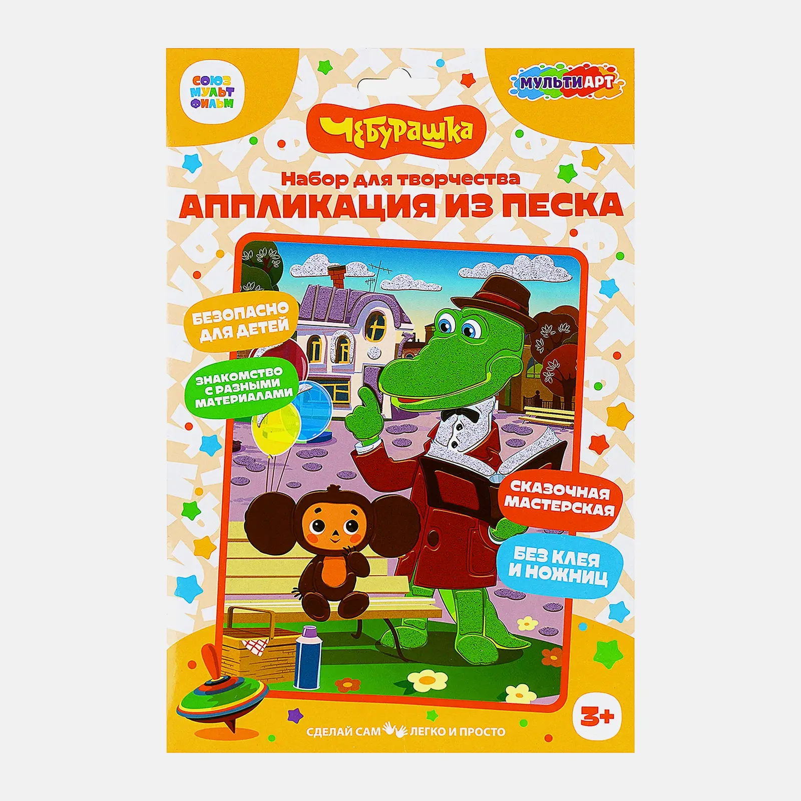 Аппликация Мультиарт Чебурашка Симбат в ассортименте