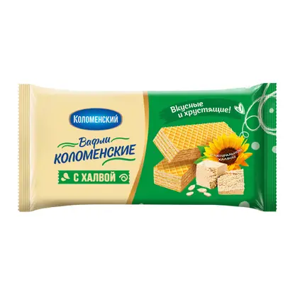 Изображение товара Вафли с халвой Коломенские 200г