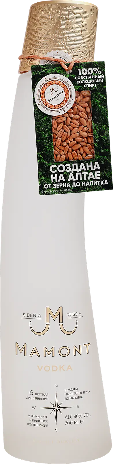 Водка Mamont 40% 700мл