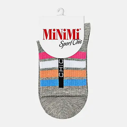 Женские носки серые р.39-41 Minimi Sport Chic 4304