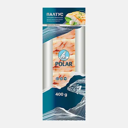 Филе палтуса Polar кусочки мяса порционное 400г