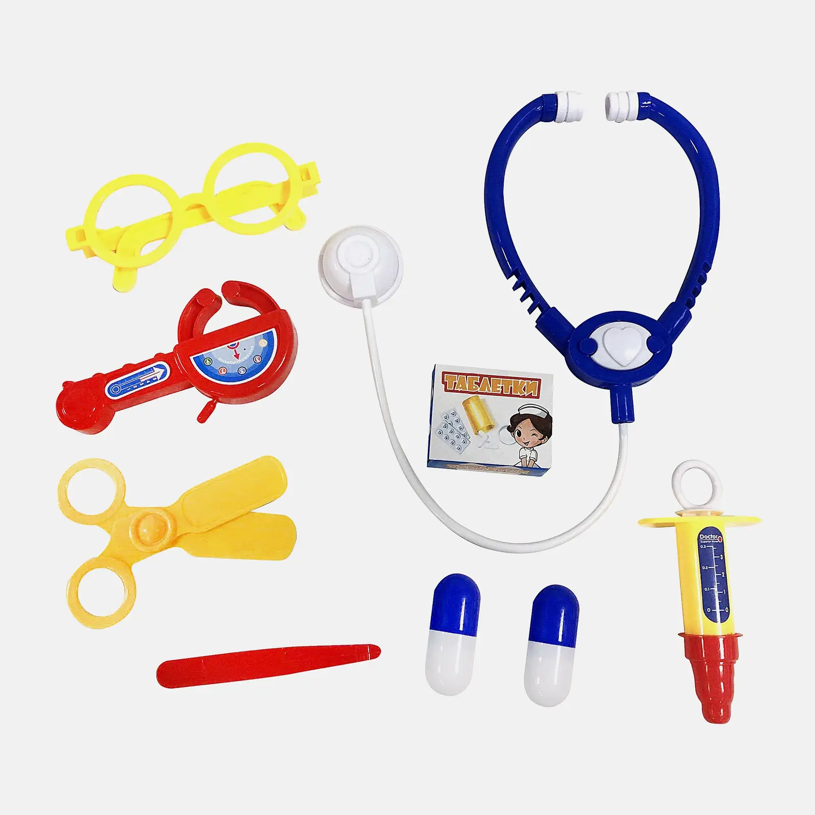 Изображение товара Детский набор доктора 47 г из полипропилена и поливинилхлорида