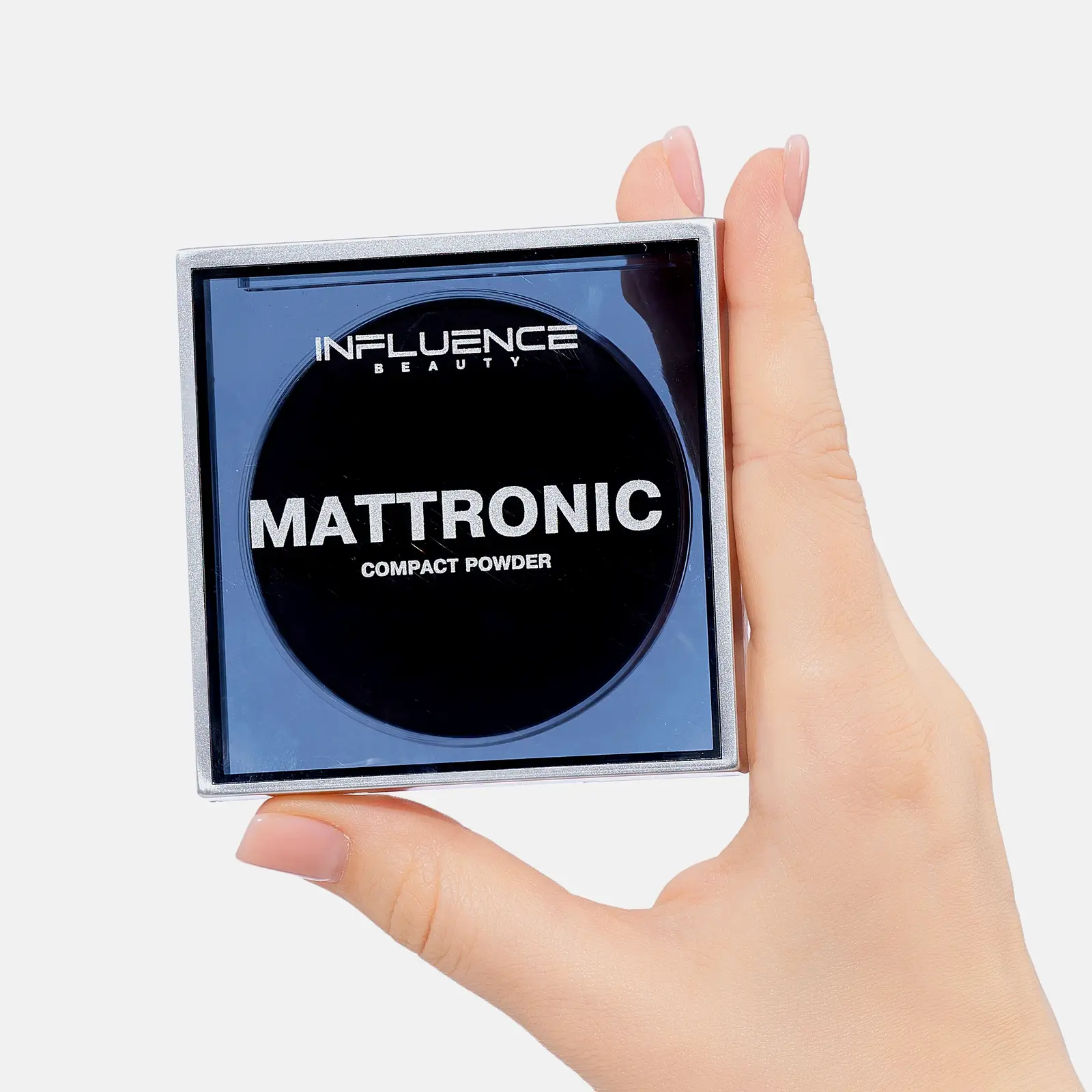 Компактная пудра для лица тон 03 Бежевый Influence Beauty Mattronic - фото 2
