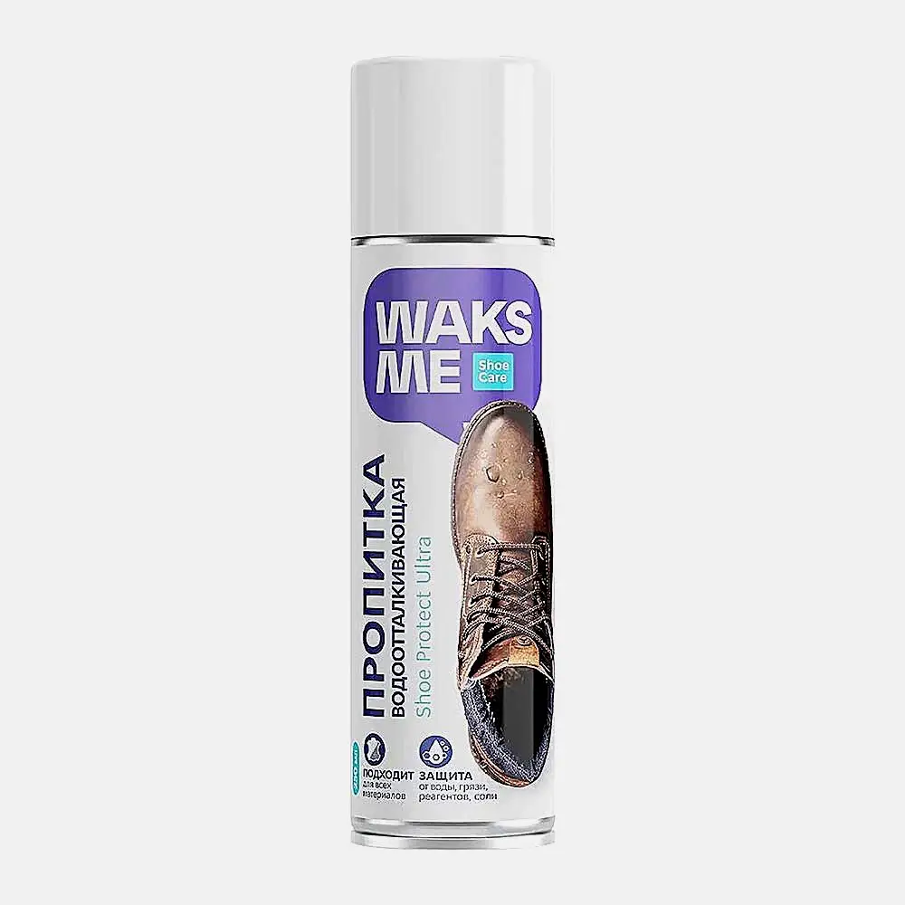 Пропитка для обуви водоотталкивающая Waks Me Shoe Protect Ultra 250мл Пропитка для обуви водоотталкивающая Waks Me Shoe Protect Ultra 250мл