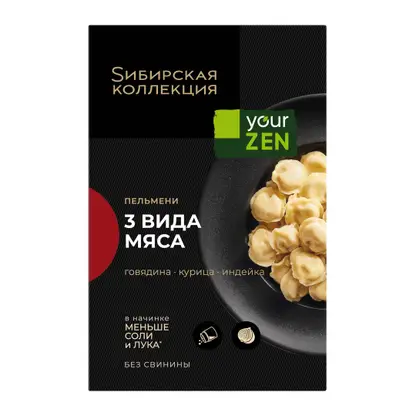 Изображение товара Пельмени Sибирская коллекция 3 вида мяса 500г