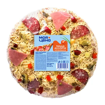 Изображение товара Пицца Моя цена Ассорти замороженная 300г 