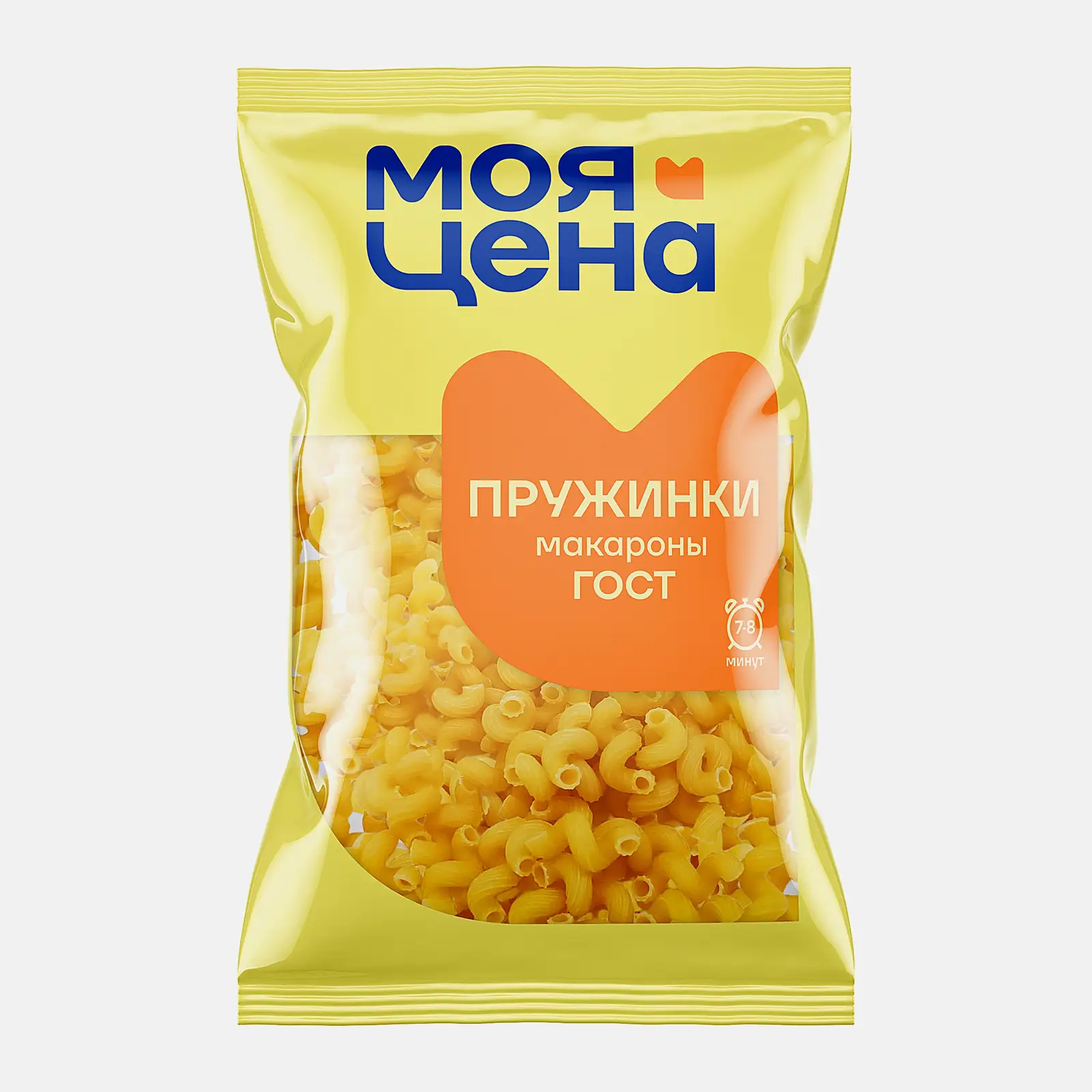 Макароны Пружинки Моя цена 900г в ассортименте Макароны Пружинки Моя цена 900г в ассортименте