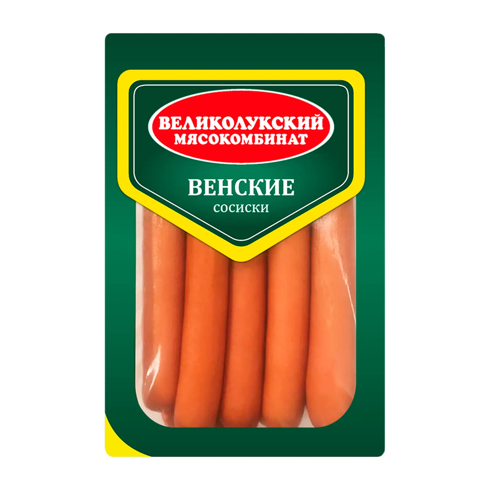 Сосиски Великолукский МК Венские вареные 470г - Магнит-Продукты