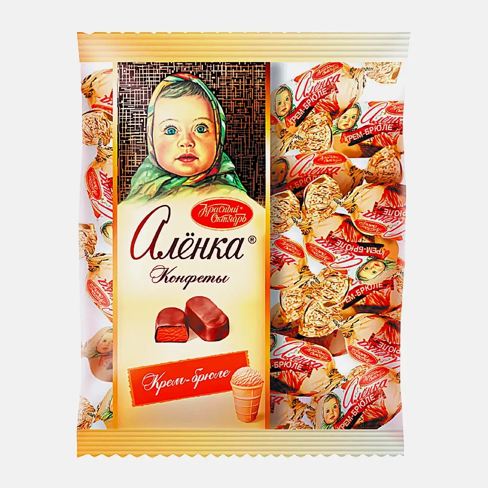 Конфеты Алёнка крем-брюле 250г Конфеты Алёнка крем-брюле 250г