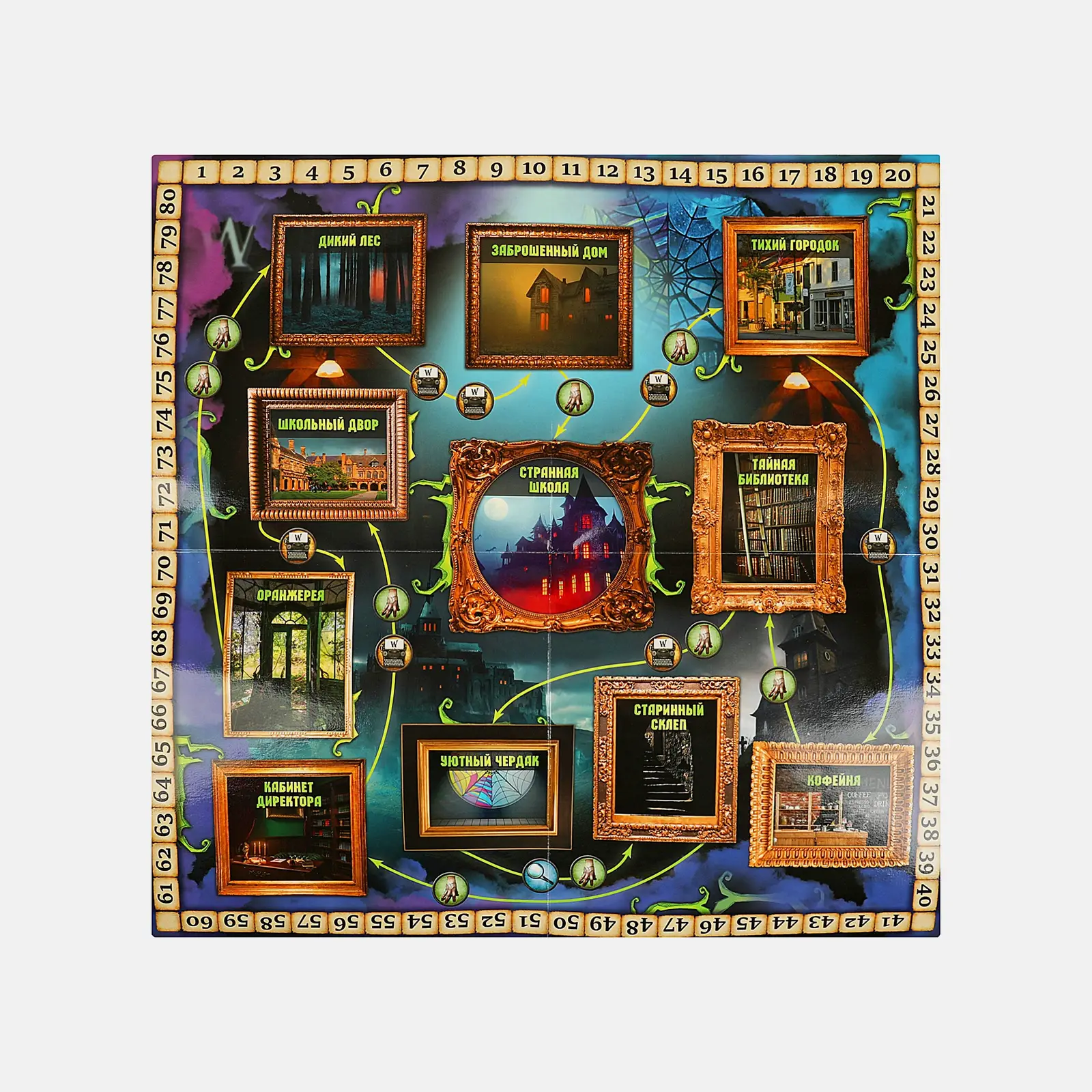 Игра настольная Симбат Умные игры Ходилка 25*25*6см 210г