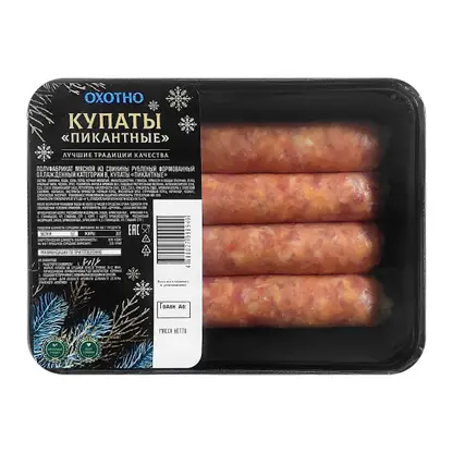 Изображение товара Купаты Охотно Пикантные охлажденные 400г
