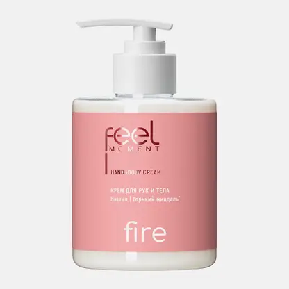 Крем для рук и тела вишня и миндаль Feel Moment 265мл