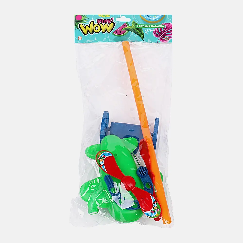 Игрушка каталка с ручкой Wowplay! в ассортименте - фото 7