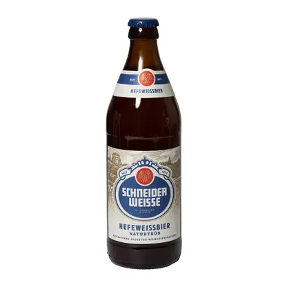 Пиво Schneider Weisse Helle нефильтрованное непастеризованное 4.9% 500мл