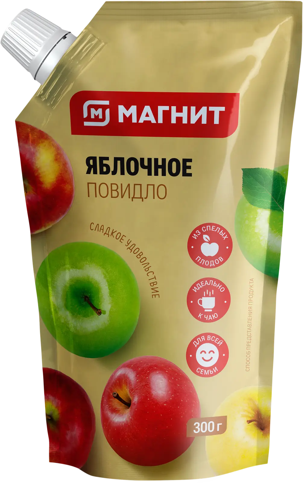 Яблочное повидло Магнит 300г - Магнит-Продукты