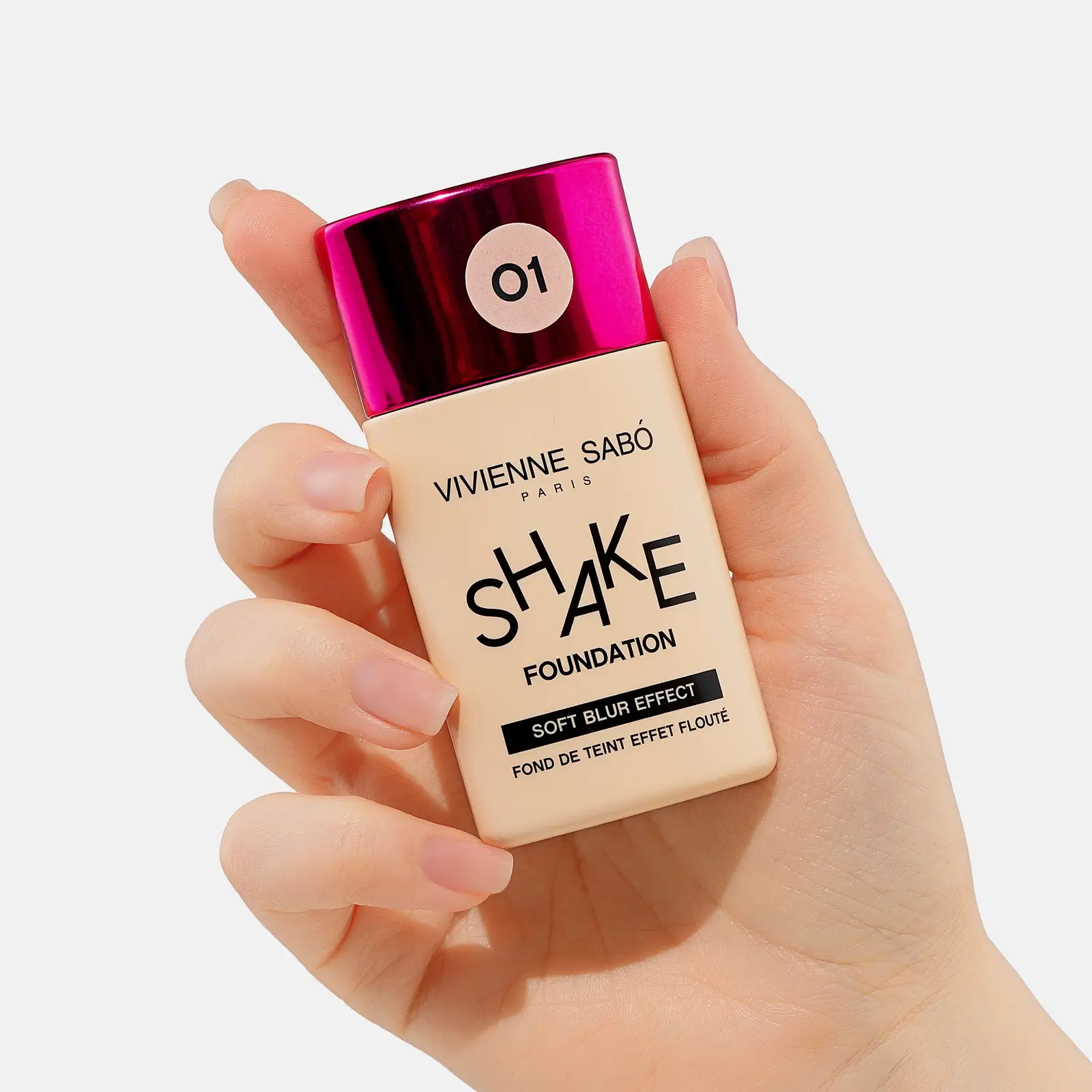 Тональный крем Vivienne Sabo Shake Foundation с натуральным блюр эффектом тон 01 - фото 2