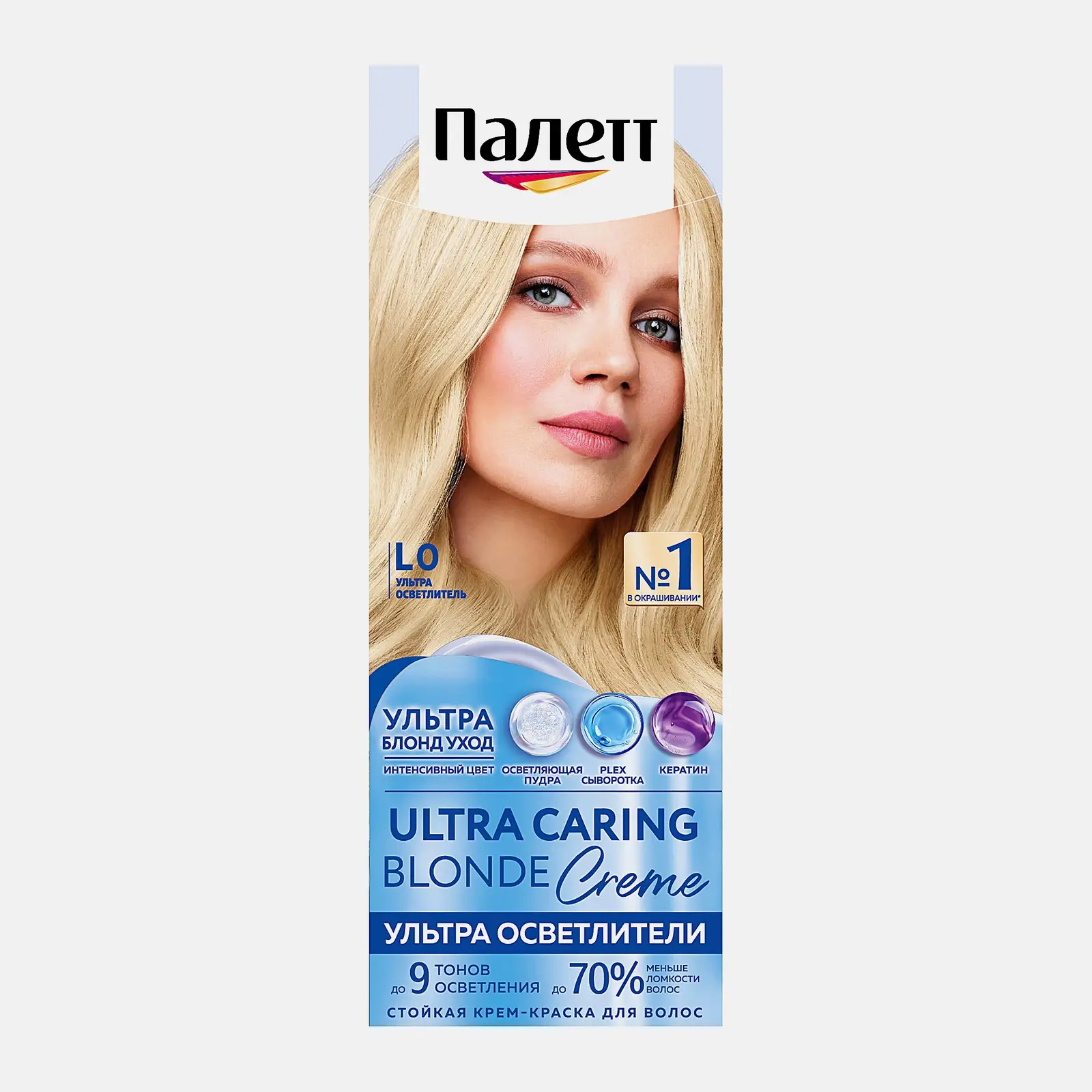 Крем-краска для волос Палетт ICC L0 Ультра осветлитель 130мл