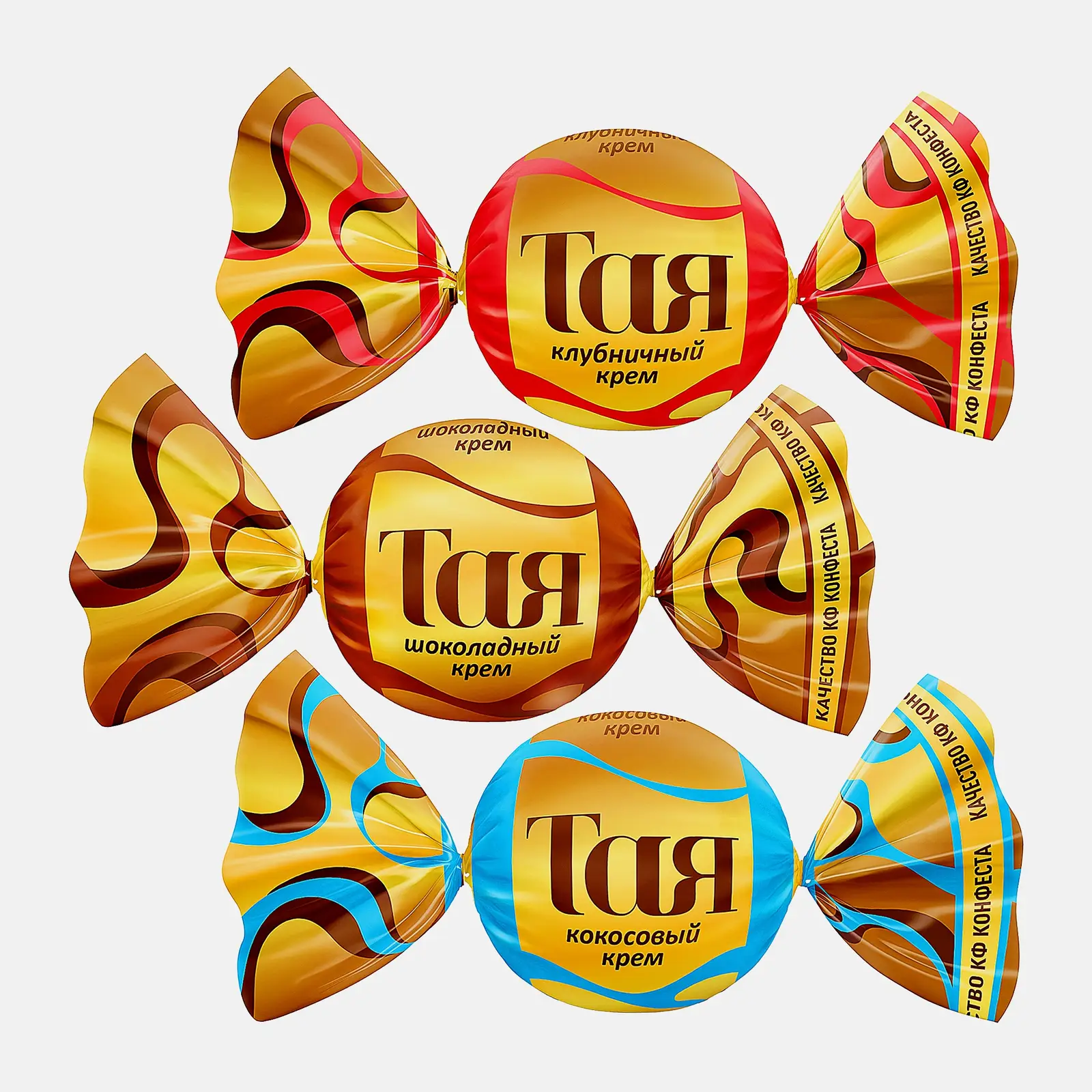 Изображение товара Ассорти шоколадных конфет Тая 300 г - разнообразие вкусов, свежесть