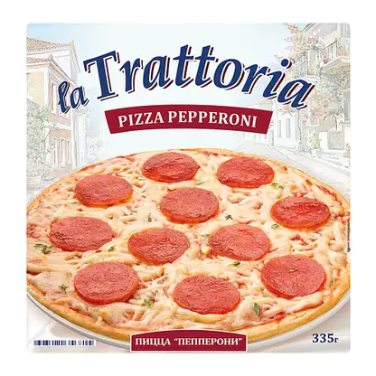 Изображение товара Пицца La Trattoria Пепперони 335г
